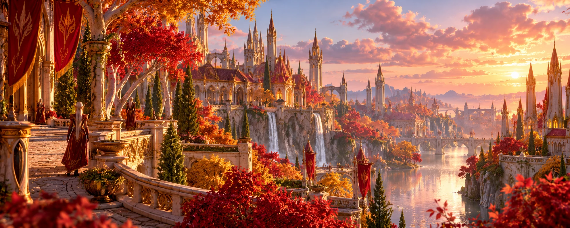 Eversong Woods and the sin'dorei lands of Quel'Thalas